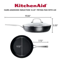 KitchenAid Hard Anodized 12.25" Non-Stick Frying Pan