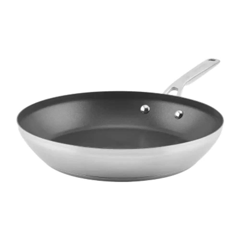 KitchenAid 3-Ply Stainless Steel 12" Frying Pan