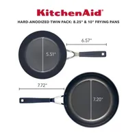 KitchenAid Hard Anodized 2-pc. Frying Pan Set