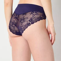 Ambrielle Seamless  Lace High Cut Panty 12p050