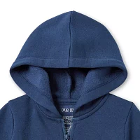 Okie Dokie Baby Boys Fleece Hooded Lightweight Jacket