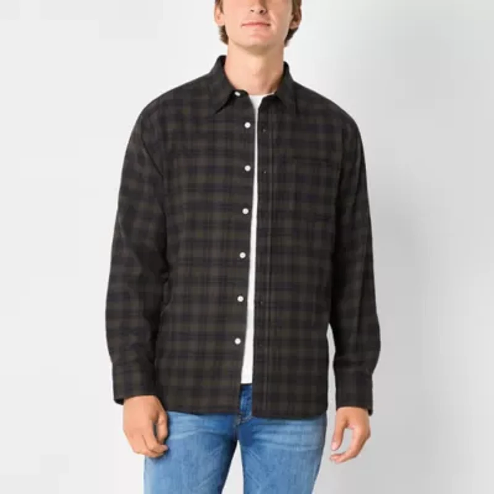 Arizona Mens Long Sleeve Flannel Shirt