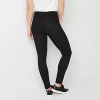 a.n.a - Petite Womens Mid Rise Skinny Fit Jean