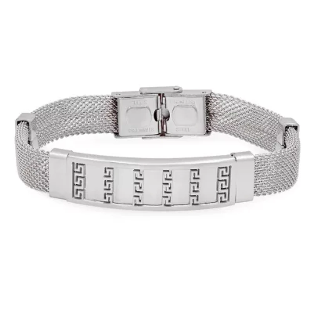 Stainless Steel 8 Inch Solid Id Bracelet