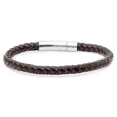 Steeltime Mens Stainless Steel Wrap Bracelet