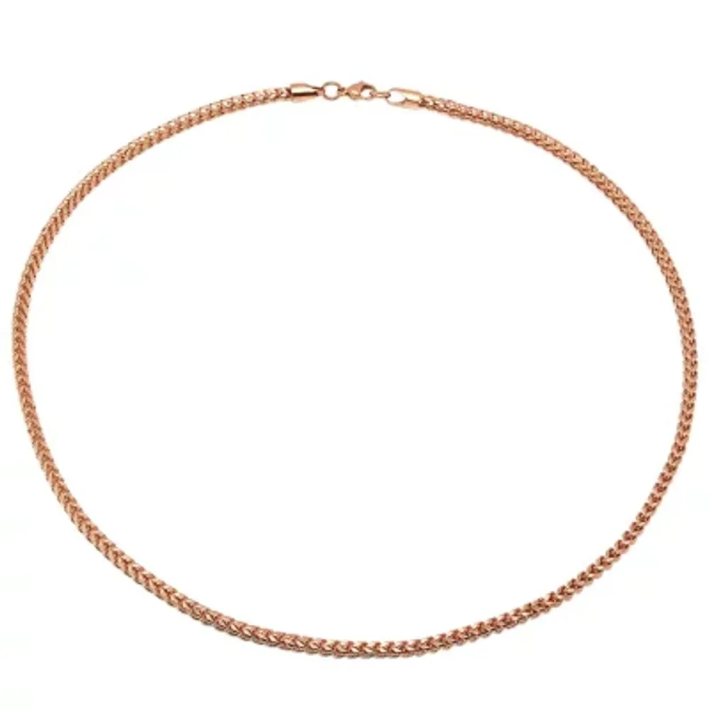 Stainless Steel 24 Inch Solid Chain Necklace