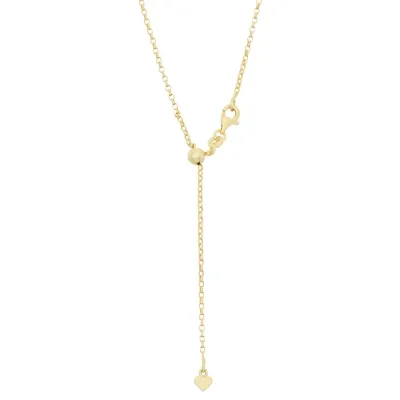 Unisex Adult 22 Inch 14K Gold Over Silver Link Necklace
