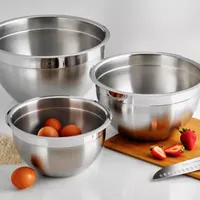 Tramontina Gourmet 3pk Stainless Steel Mixing Bowls