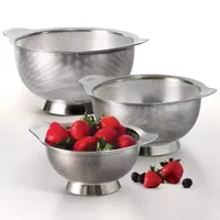 Tramontina Gourmet 3pk. Stainless Steel Colanders