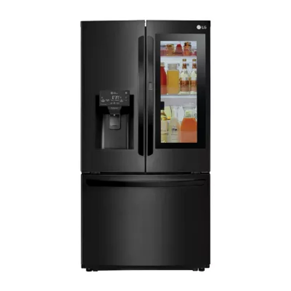 LG ENERGY STAR® 22 cu. ft. Smart Wi-Fi Enabled 3-Door Counter Depth Refrigerator with InstaView™ Door-in-Door®