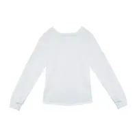 Beautees Little & Big Girls Round Neck Long Sleeve T-Shirt