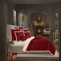 Queen Street Cozy 3-pc. Embellished Quilt Set