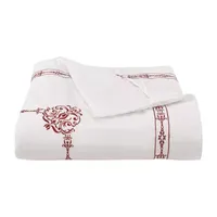 Queen Street Holiday Dream 3-pc. Embroidered Duvet Cover Set