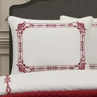 Queen Street Holiday Dream 3-pc. Embroidered Duvet Cover Set