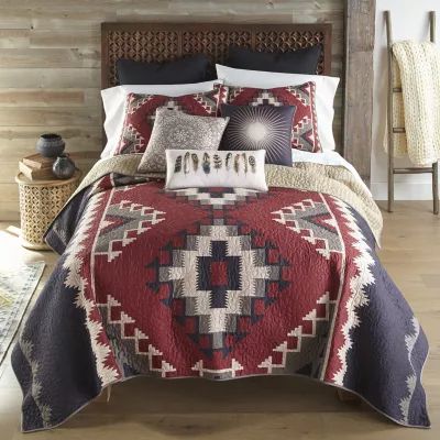 Donna Sharp Mojave Red 3-pc. Quilt Set