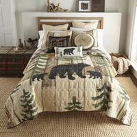 Donna Sharp Painted Bear 3-pc. Quilt Set