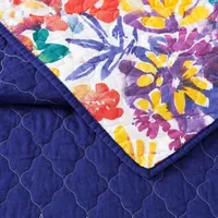 Makers Collective Creative Ingrid Garden Bloom Reversible Quilt Set