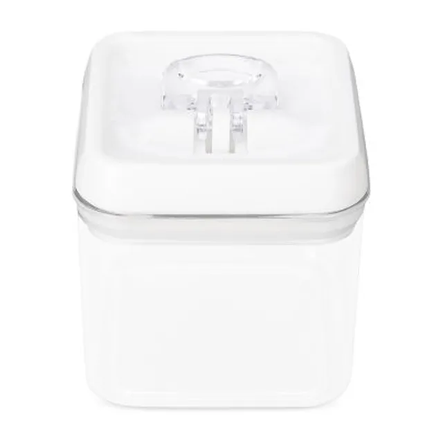 Home Expressions 4.2 Qt Acrylic Food Container, Color: Clear White