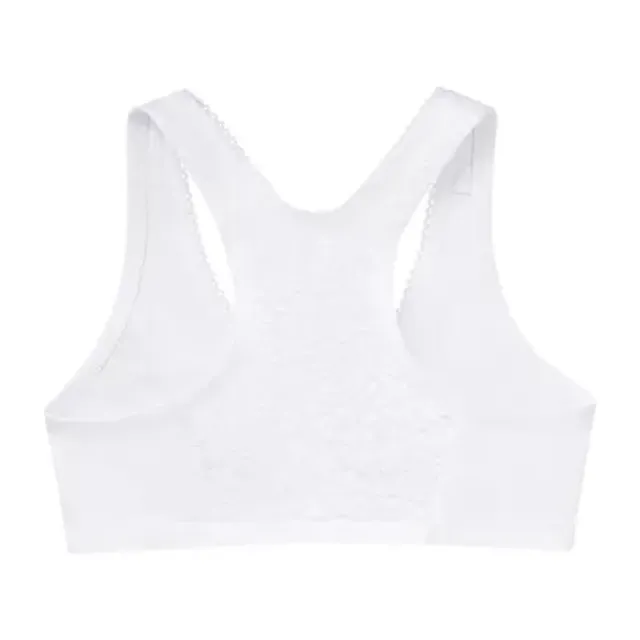 Glamorise Complete Comfort Cotton Front-Closure Racerback Unlined Wireless  Full Coverage Bra 1908 - JCPenney