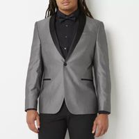 J. Ferrar Evening Edition Mens Stretch Fabric Classic Fit Tuxedo Jackets