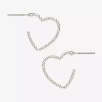 Mixit Hypoallergenic Heart Hoop Earrings