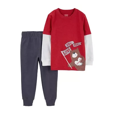 Carter's Valentine'S Toddler Boys 2-pc. Pant Set