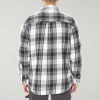 Smiths Workwear Sherpa Lined Flannel Mens Midweight Shirt Jacket