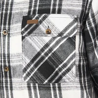 Smiths Workwear Sherpa Lined Flannel Mens Midweight Shirt Jacket