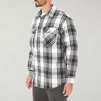 Smiths Workwear Sherpa Lined Flannel Mens Midweight Shirt Jacket