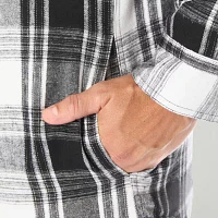Smiths Workwear Sherpa Lined Flannel Mens Midweight Shirt Jacket