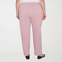 Alfred Dunner Telluride Womens Mid Rise Straight Pull-On Pants