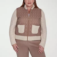 Alfred Dunner Telluride Lightweight Womens Plus Quilted Jacket