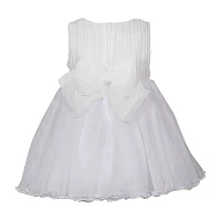 Bonnie Jean Baby Girls Sleeveless Flower Girl Fit + Flare Dress