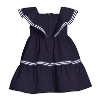 Bonnie Jean Baby Girls Sleeveless Flutter Sleeve Empire Waist Dress