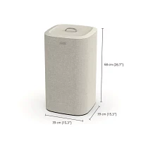 Joseph  Tota 60l Separation Laundry Basket