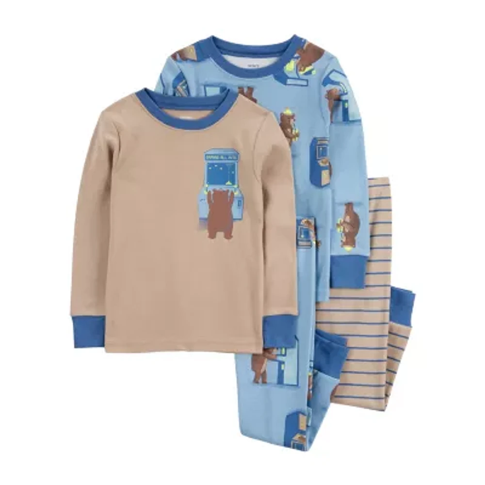 Carter's Toddler Boys 4-pc. Pant Pajama Set
