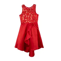 Rare Editions Big Girls Embellished Sleeveless Fit + Flare Dress