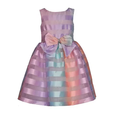 Bonnie Jean Little Girls Sleeveless Flower Girl Fit + Flare Dress
