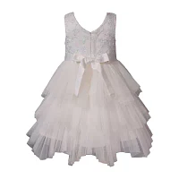 Bonnie Jean Big Girls Sleeveless Flower Girl Fit + Flare Dress