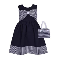 Bonnie Jean Big Girls Sleeveless Fit + Flare Dress