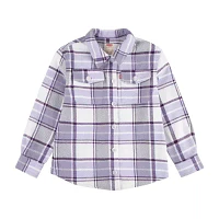 Levi's Big Girls Long Sleeve Button-Down Shirt