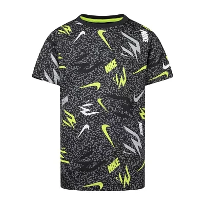 Nike 3BRAND by Russell Wilson Big Boys Crew Neck Short Sleeve Graphic T-Shirt