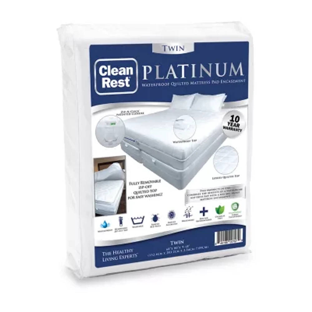 CleanRest Platinum Zip Bed Bug Blocker Dust Mite Barrier Breathable Mattress Encasement