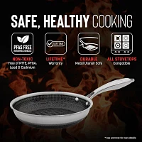 Hell's Kitchen Hybrid Try-Ply Stainless Steel 8" Frying Pan