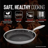 Hell's Kitchen Hybrid Try-Ply Stainless Steel 11" Frying Pan