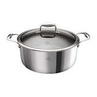 Hell's Kitchen Hybrid Tri-Ply Stainless Steel 7.5-qt. Stockpot