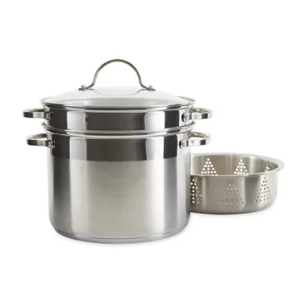 Design Imports Stainless Steel 8-qt. Double Boiler