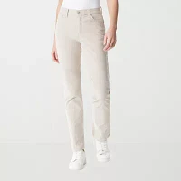 Gloria Vanderbilt Womens Amanda High Rise Straight Corduroy Pant