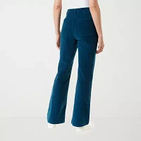 Gloria Vanderbilt Womens High Rise Flare Corduroy Pant