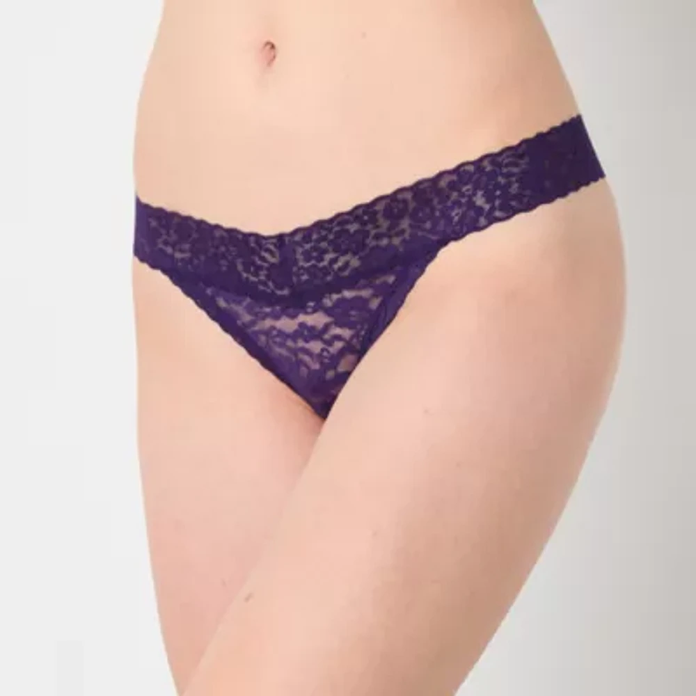 Ambrielle Everyday Lace Thong Panty